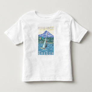 Hood River, ORWind Surfers & Kite Boarders Toddler T-Shirt