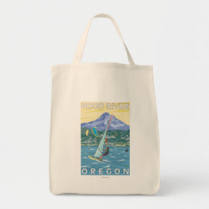 Hood River, ORWind Surfers & Kite Boarders Tote Bag