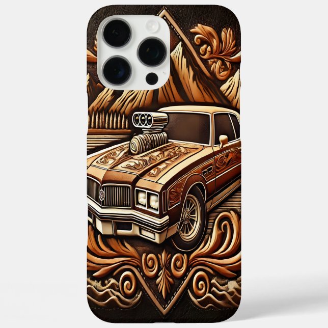 Hood Scoop Classic on Winding Road Case-Mate iPhone Case (Back)