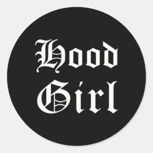 Hood Trap Gangsta Ghetto Classic Round Sticker