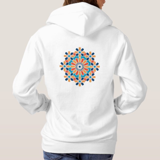 hood with Moroccan crafts Hoodie (Back)