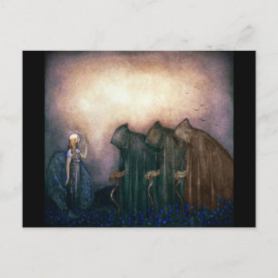 Hooded Figures Postcard