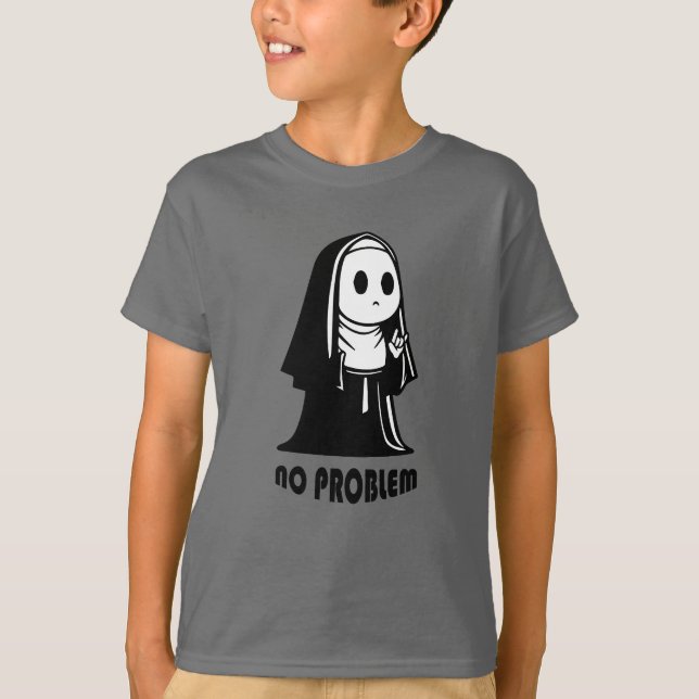 Hooded ghost Spirit T-Shirt (Front)