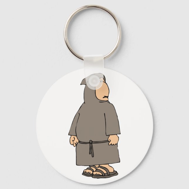 Hooded Monk Keychain (Front)