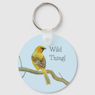 Hooded Oriole Key Ring
