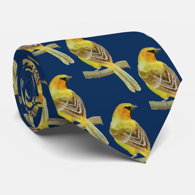 Hooded Oriole Tie (Rolled)
