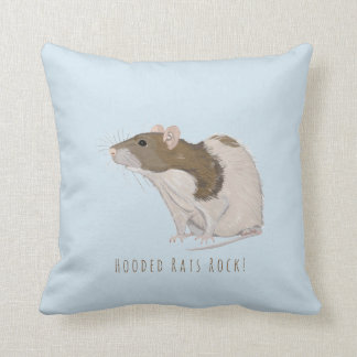 Hooded Rats Rock Agouti Hooded Rat Cushion