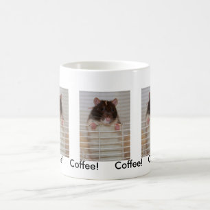 Hooded Rattie wanting attention Coffee Mug