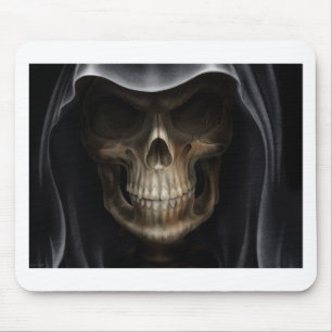 Hooded Skull - Grim Reaper Mouse Mat