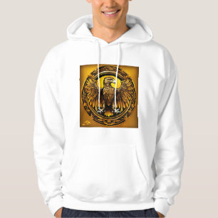 Hooded Sweatshirt Featuring Birds
