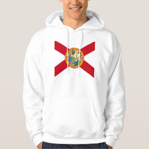 Hooded Sweatshirt with american flag