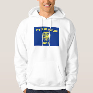 Hooded Sweatshirt with american flag