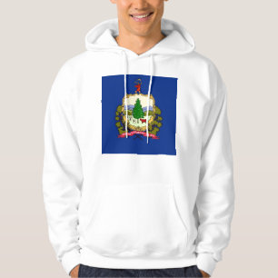 Hooded Sweatshirt with american flag