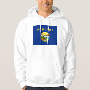 Hooded Sweatshirt with american flag