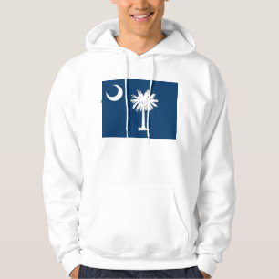 Hooded Sweatshirt with american flag