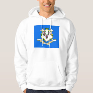 Hooded Sweatshirt with american flag