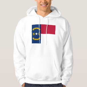 Hooded Sweatshirt with american flag