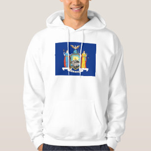 Hooded Sweatshirt with american flag