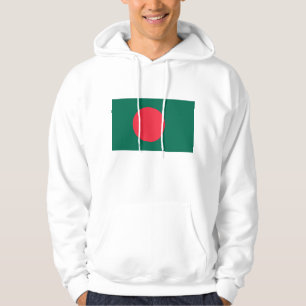 Hooded Sweatshirt with Flag of Bangladesh