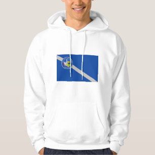 Hooded Sweatshirt with Flag of Las Vegas, USA