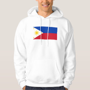 Hooded Sweatshirt with Flag of Philippines