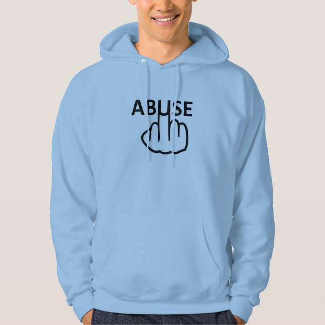 Hoodie Abuse Is Awful (Front)