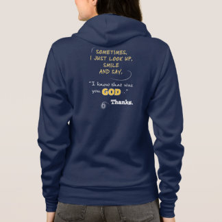 Hoodie Christian Women Thanks God Hoodies
