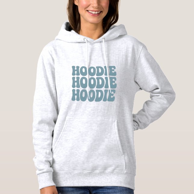Hoodie – Fun Minimalist Pullover (Front)