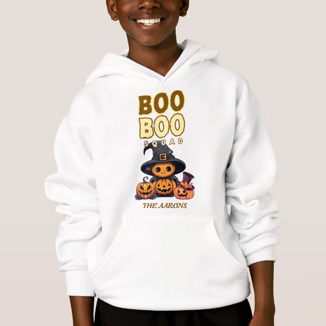 Hoodie :  HALLOWEEN Boo-Treat #3 (Front)