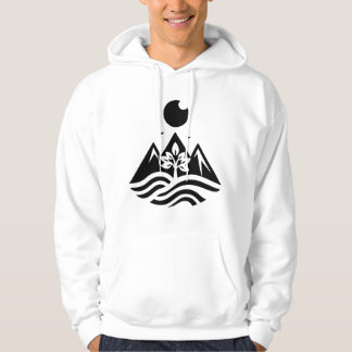Hoodie Hilly Beach Design