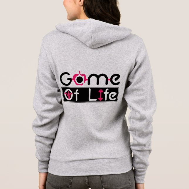 Hoodie logo only on back (Back)