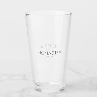Hoodie Nomadism Records Black Logo Glass