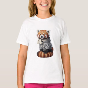 Hoodie Red Panda Kids T-Shirt