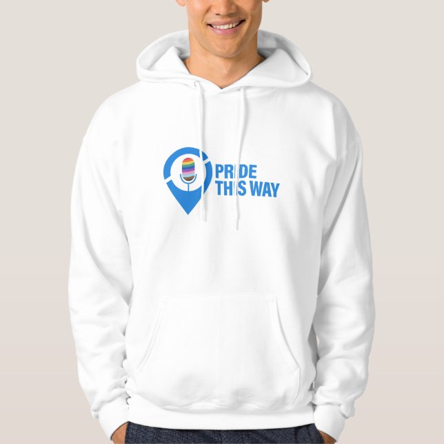 Hoodie 'Serving Joy in Every Time Zone.' (Front)
