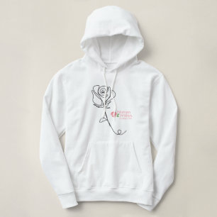 Hoodie Single line Rose "How would your life..."
