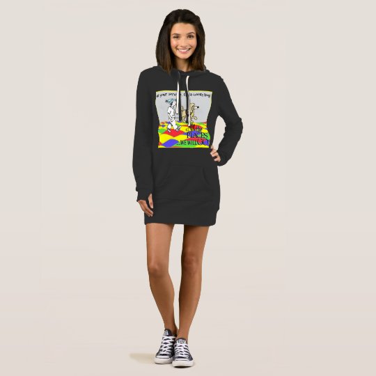 Hoodie, sweatshirt, long dress