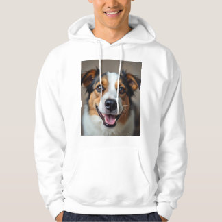 Hoodie with a cute dog face