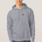 hoodie with logos on front and back!