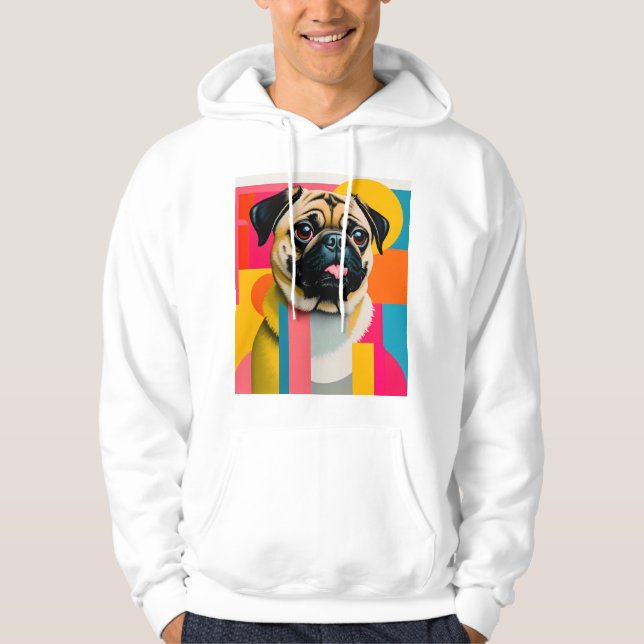 Hoodie with Pug (Front)