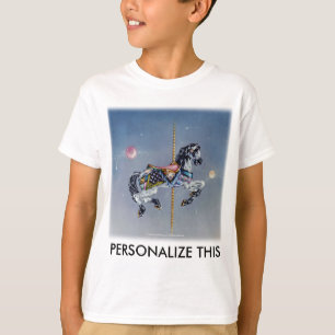 Hoodies, Sweats - Grey Mare Carousel Horse T-Shirt