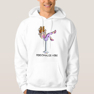 Hoodies, Sweats - Lil Red in Martini Glass Hoodie