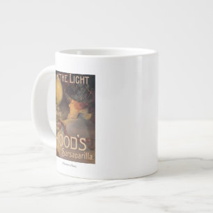 Hood's Sarsaparilla Promotional Poster Large Coffee Mug