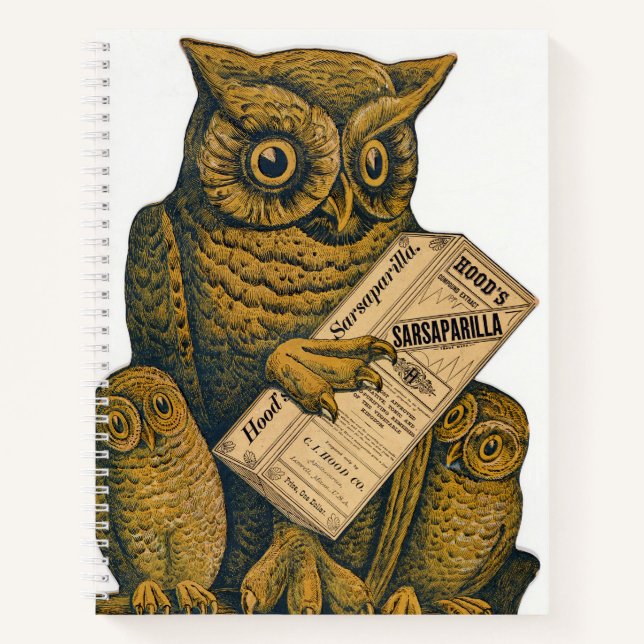 Hood's Sarsaparilla Restorative Tonic. Notebook (Front)