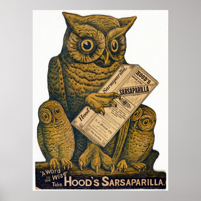 Hood's Sarsaparilla Restorative Tonic. Poster (Front)