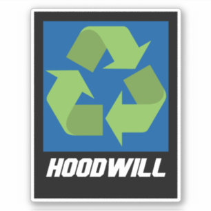 Hoodwill Logo Vinyl Sticker