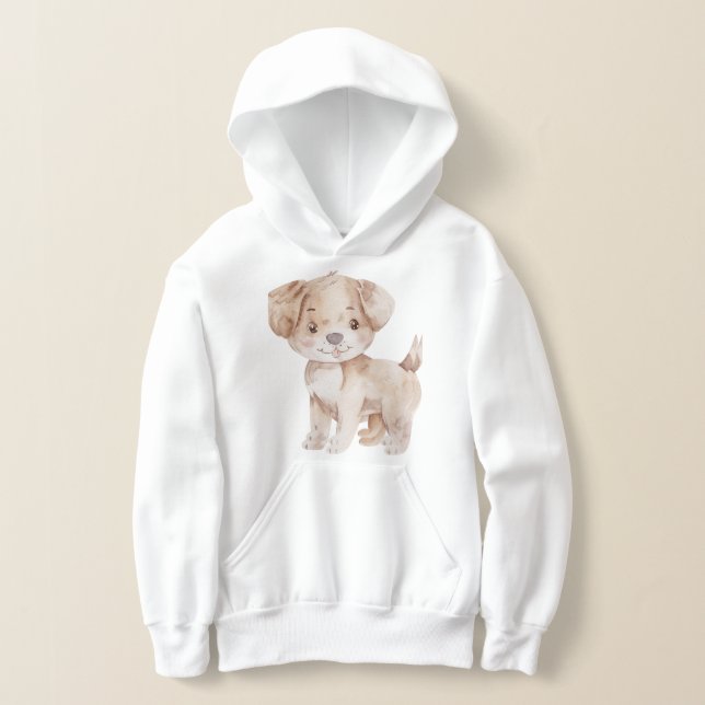 Hoody with dog (Laydown)