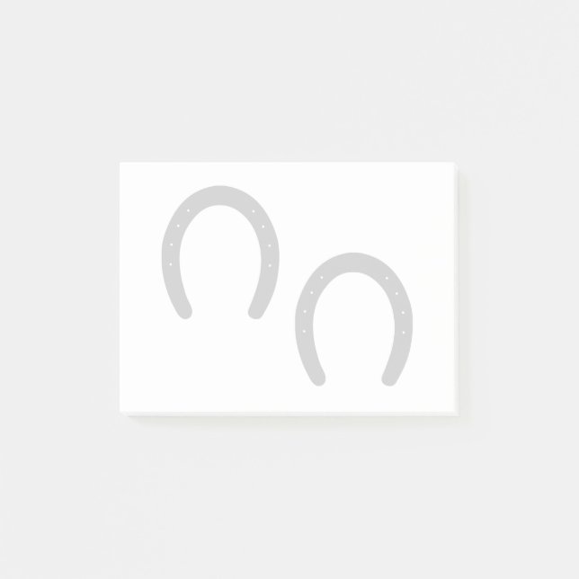 Hoof Prints Post-it Notes (Front)