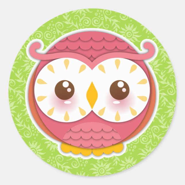 HooHoo Owl Stickers (Front)