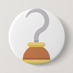 Hook 7.5 Cm Round Badge