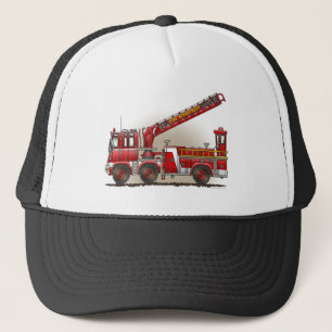 Hook and Ladder Fire Truck Hat